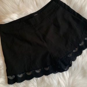 SOLD‼️Black Lace Shorts
